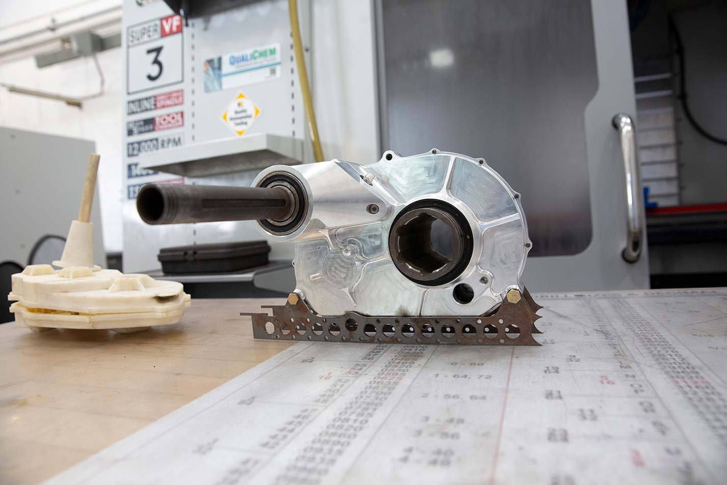 A precision-machined mechanical component showcases advanced manufacturing in ASU's Engineering, MS program.