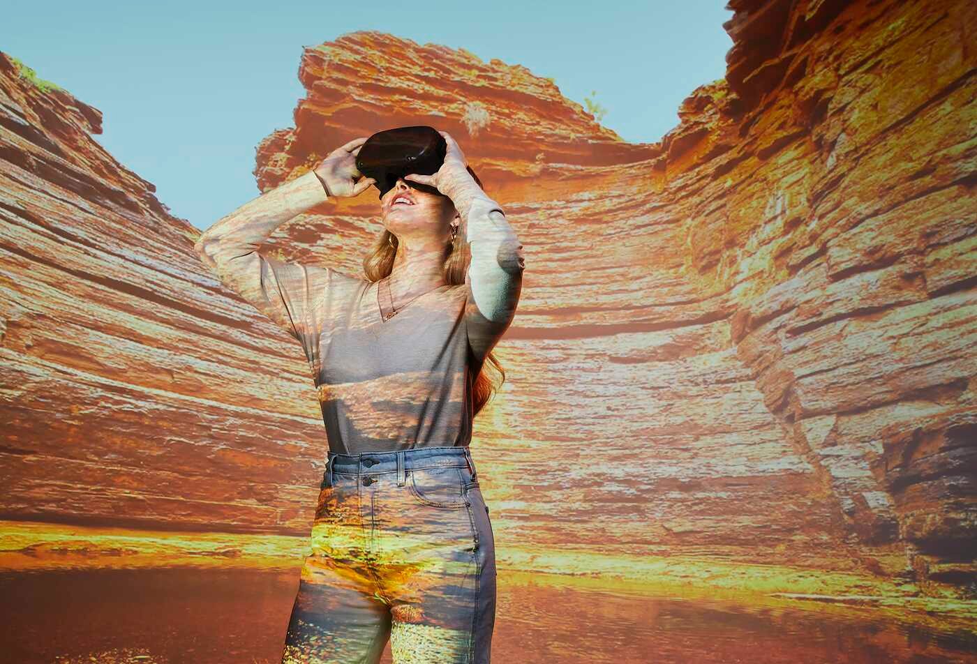 ASU student utilizing Dreamscape Learn tools at the university ranked number 1 in innovation.