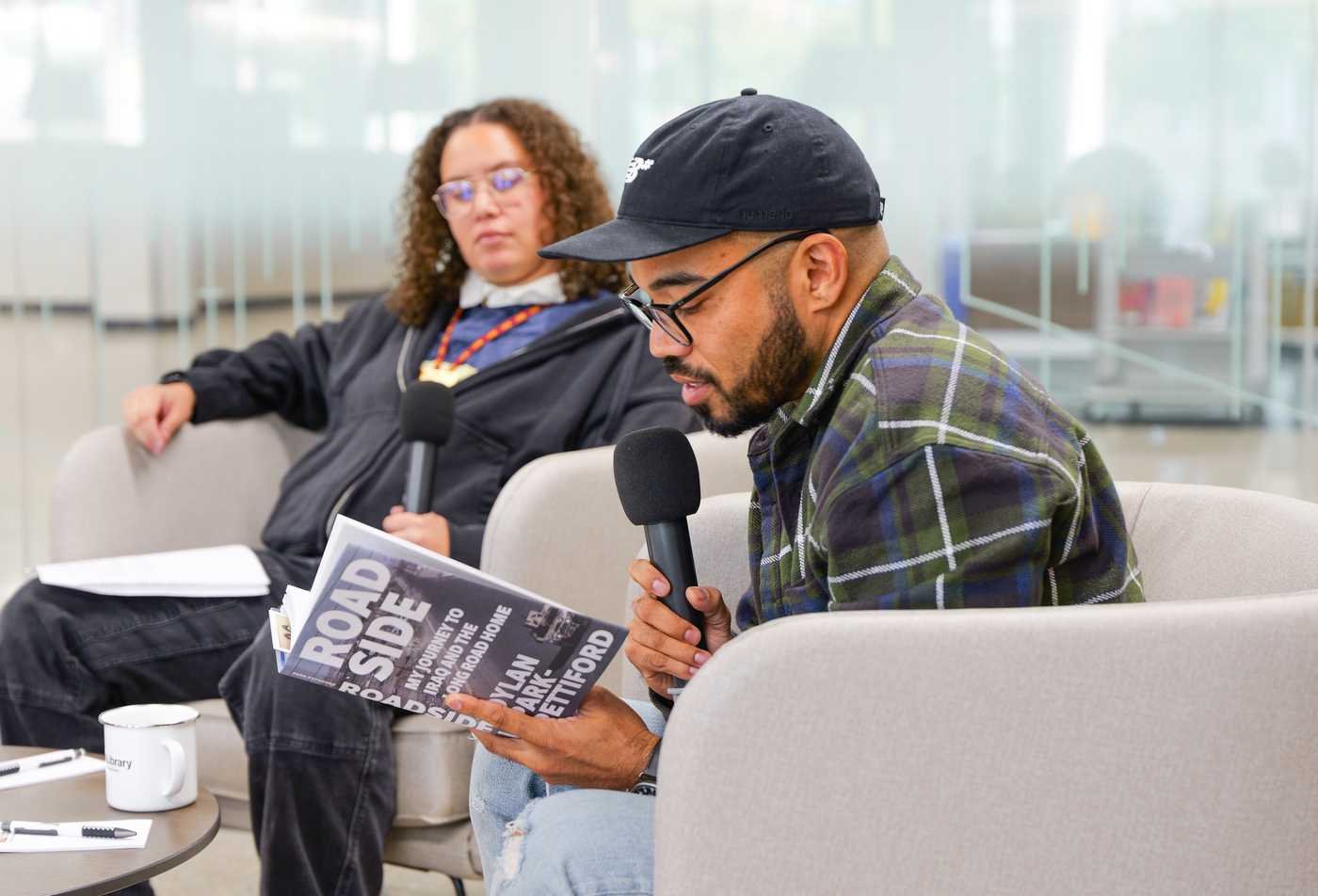 Students participate in a book discussion, showcasing collaborative learning in the minor in English.