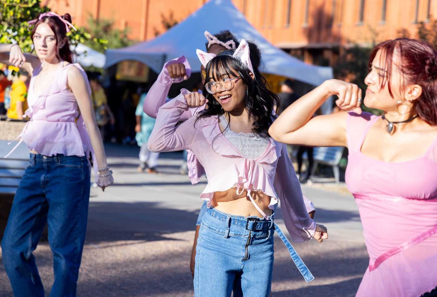 ASU K-pop dancers perform on Tempe Campus, showcasing the field explored in the certificate in Korean Studies.