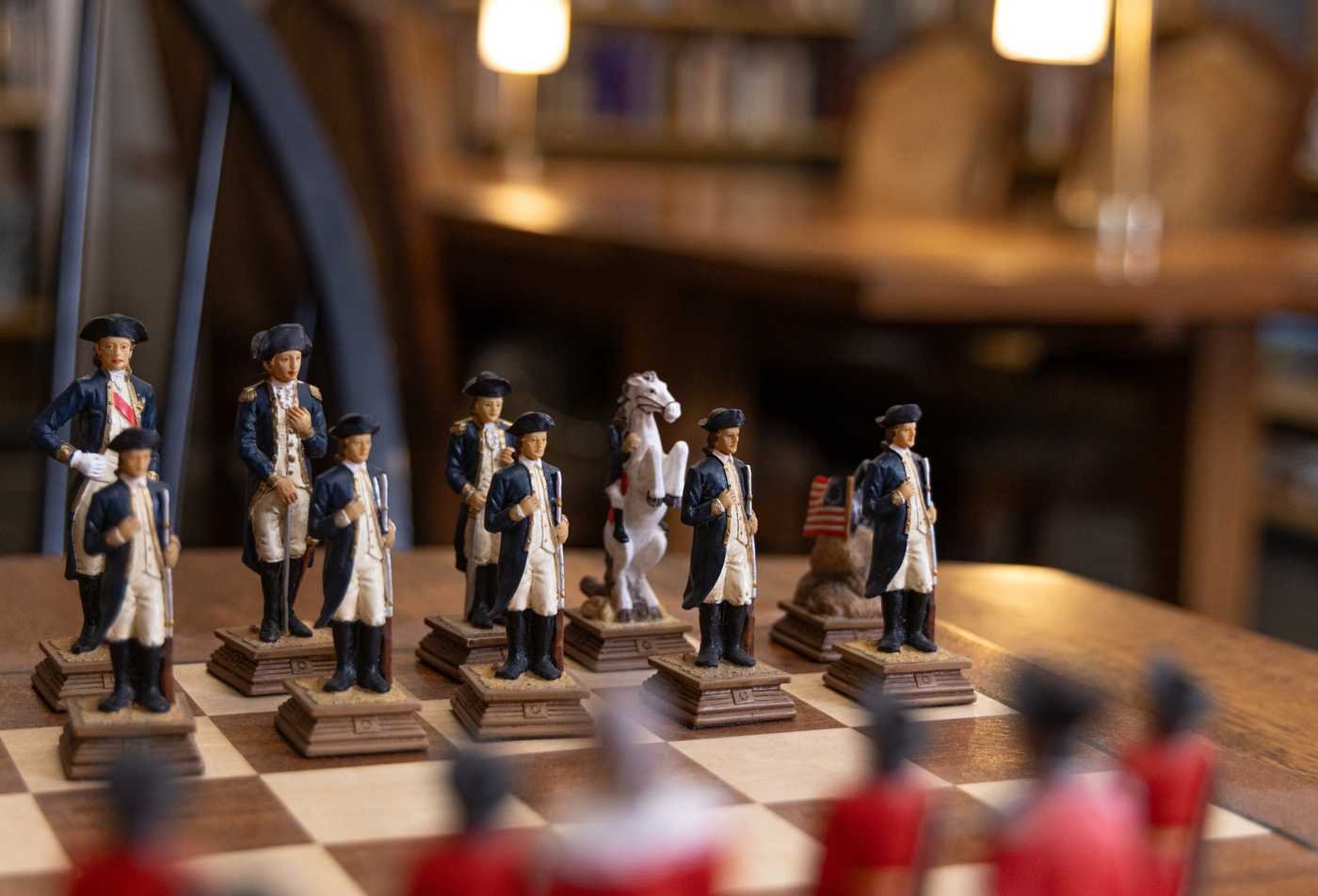 Historic chess pieces symbolize strategy and ethics in ASU's Philosophy (Morality, Politics and Law), BA program.