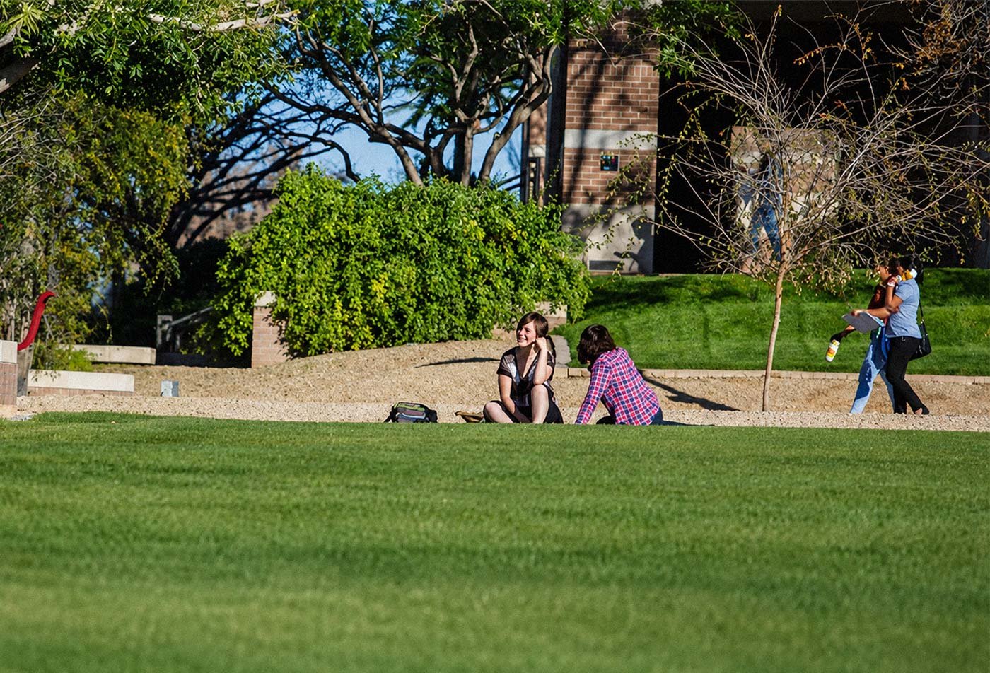 Students connect on campus, exploring identity in ASU's Social and Cultural Analysis (Queer and Sexuality Studies), BA program.